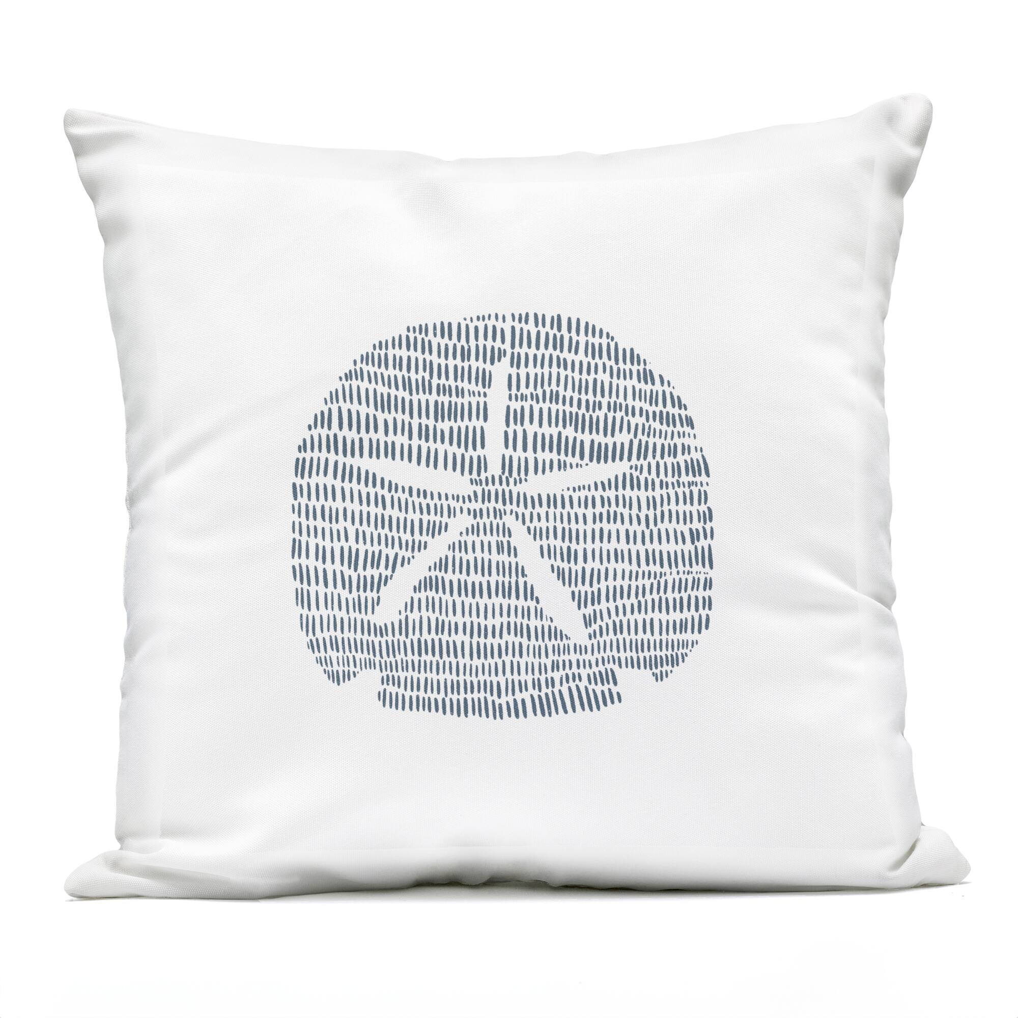 Stupell Industries 18" x 18" Minimal Sand Dollar Outdoor Print Throw Pillow